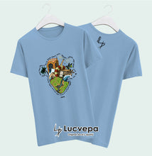 Cargar imagen en el visor de la galería, Camiseta Corazón Andalú palabras