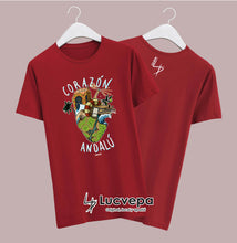 Cargar imagen en el visor de la galería, Camiseta Corazón Andalú clásico