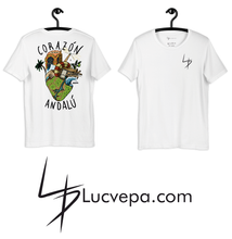 Cargar imagen en el visor de la galería, Camiseta Corazón Andalú clásico