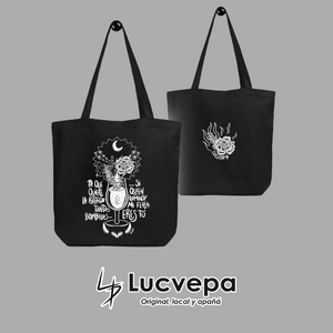 Tote Bag Quien ilumina mi feria eres tú - COLECCIÓN "A RAYA"