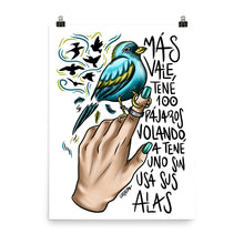 Cargar imagen en el visor de la galería, Lamina Pájaro en mano
